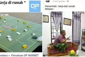 Potret lucu kalau 10 profesi kerja di rumah, bikin ngakak