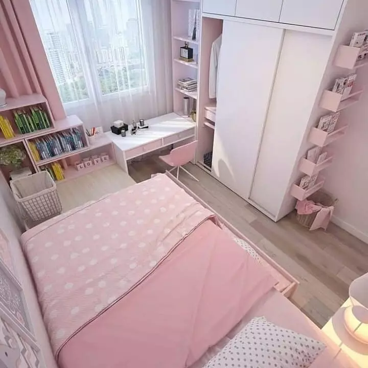 10 Inspirasi dekor kamar serba pink untuk kamu yang berjiwa feminin Instagram