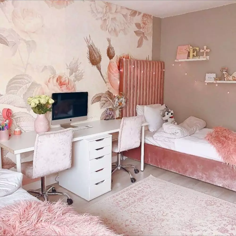 10 Inspirasi dekor kamar serba pink untuk kamu yang berjiwa feminin Instagram