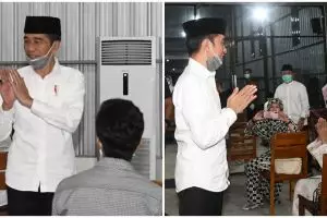 8 Momen tahlilan ibunda Presiden Jokowi, dipimpin Gus Karim