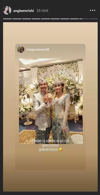 Momen pernikahan Adly Fairuz & Angbeen Rishi Instagram Momen pernikahan Adly Fairuz & Angbeen Rishi Instagram