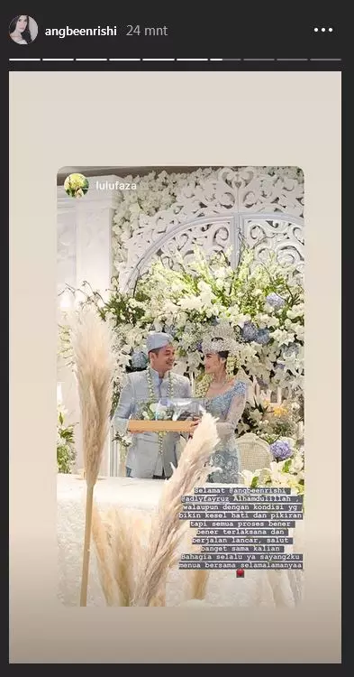 Momen pernikahan Adly Fairuz & Angbeen Rishi Instagram Momen pernikahan Adly Fairuz & Angbeen Rishi Instagram