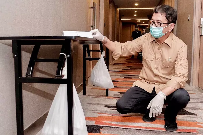 Wishnutama tinjau hotel untuk tenaga medis  Instagram