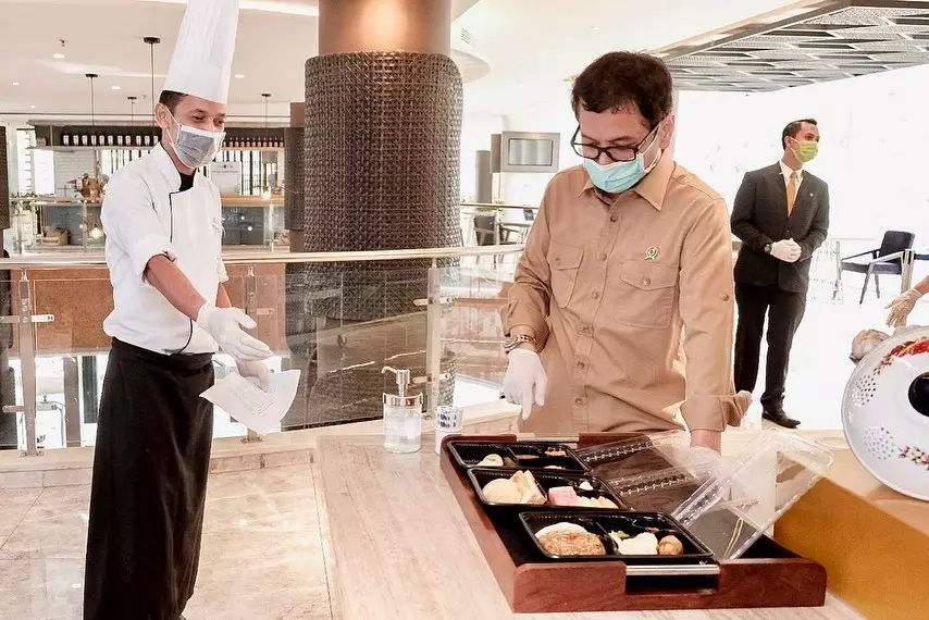 Wishnutama tinjau hotel untuk tenaga medis  Instagram