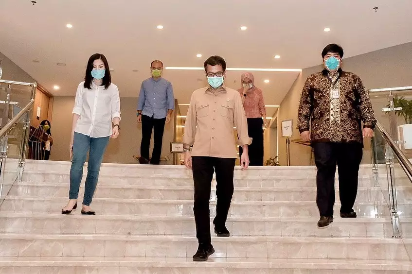 Wishnutama tinjau hotel untuk tenaga medis  Instagram