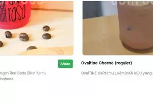 10 Deskripsi minuman di aplikasi ojek online, kocak tapi kreatif