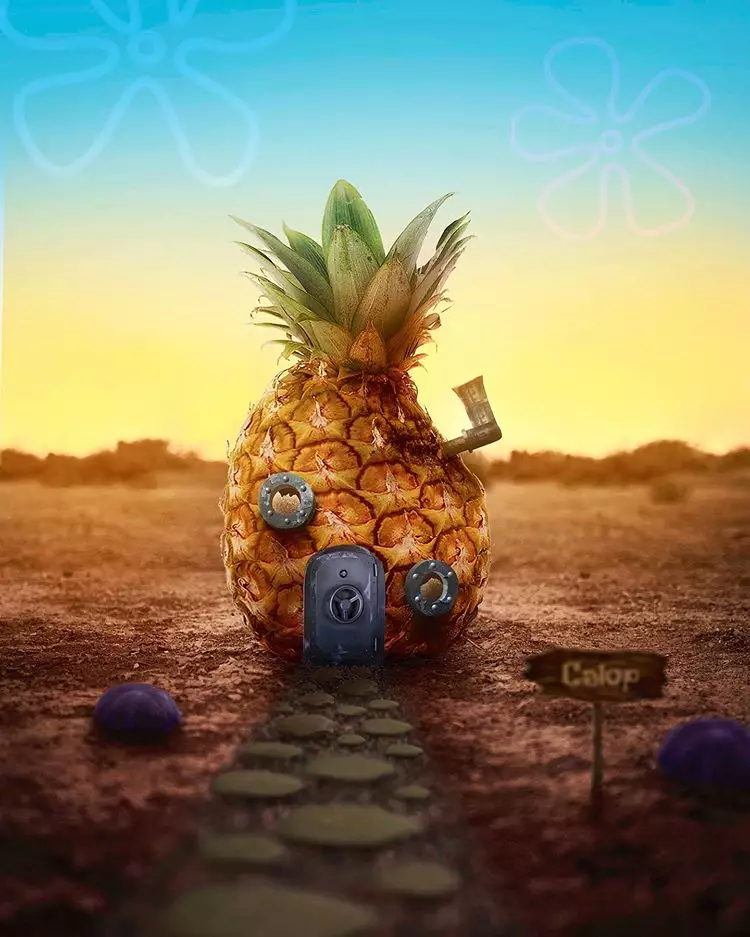 Editan benda di dunia kartun jika ada di dunia nyata Instagram/ @calop_