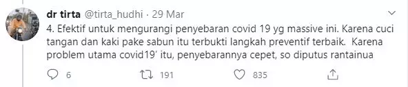 Thread Dokter Tirta © 2020 brilio.net