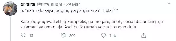 Thread Dokter Tirta © 2020 brilio.net