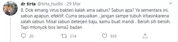 Thread Dokter Tirta © 2020 brilio.net