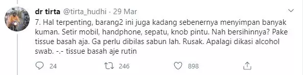 Thread Dokter Tirta © 2020 brilio.net