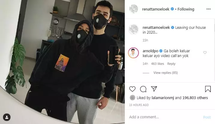 penampilan Chef Renatta © 2020  Instagram/@renattamoeloek