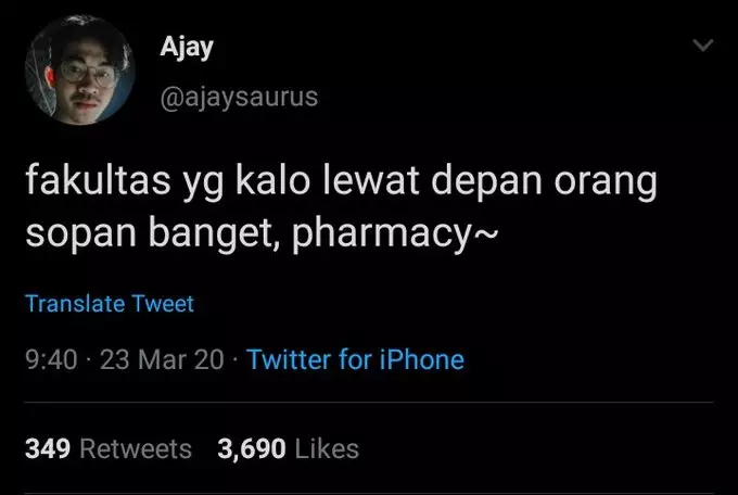 cuitan nama fakultas berbagai sumber