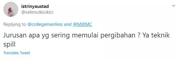 cuitan nama fakultas berbagai sumber