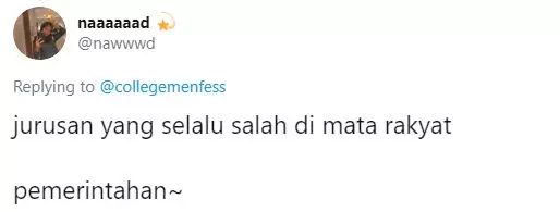 cuitan nama fakultas berbagai sumber