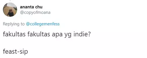 cuitan nama fakultas berbagai sumber