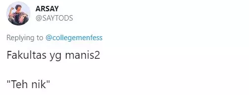 cuitan nama fakultas berbagai sumber