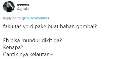 cuitan nama fakultas berbagai sumber