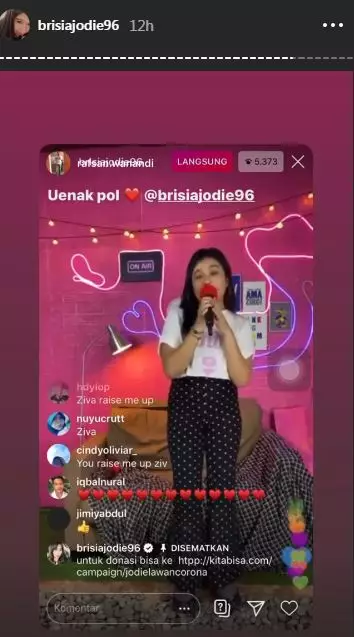 Ulang tahun Jodie  Instagram