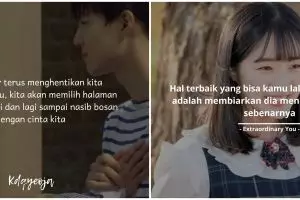 40 Kata-kata romantis dari drama Korea, memorable