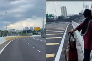 Viral nenek berjalan kaki dari Johor ke Singapura saat lockdown