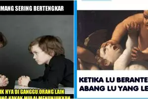 8 Meme lucu kakak beradik satu gender ini bikin cekikikan