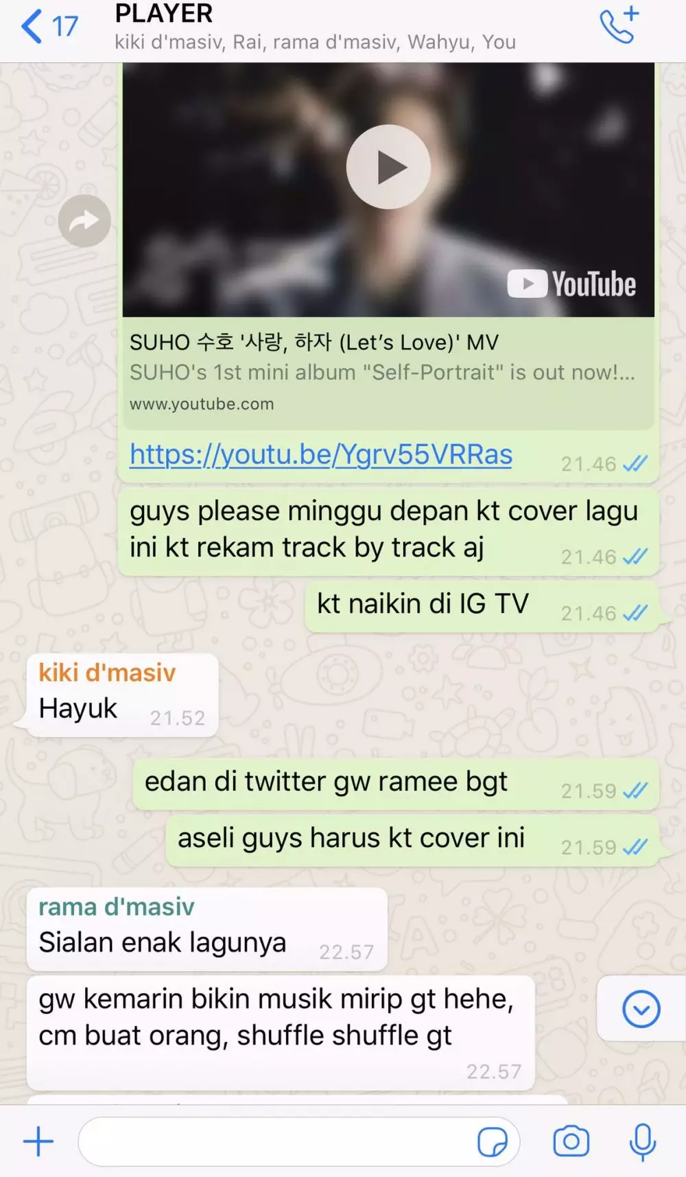 Ryan D'Masiv cover lagu Suho © 2020 brilio.net