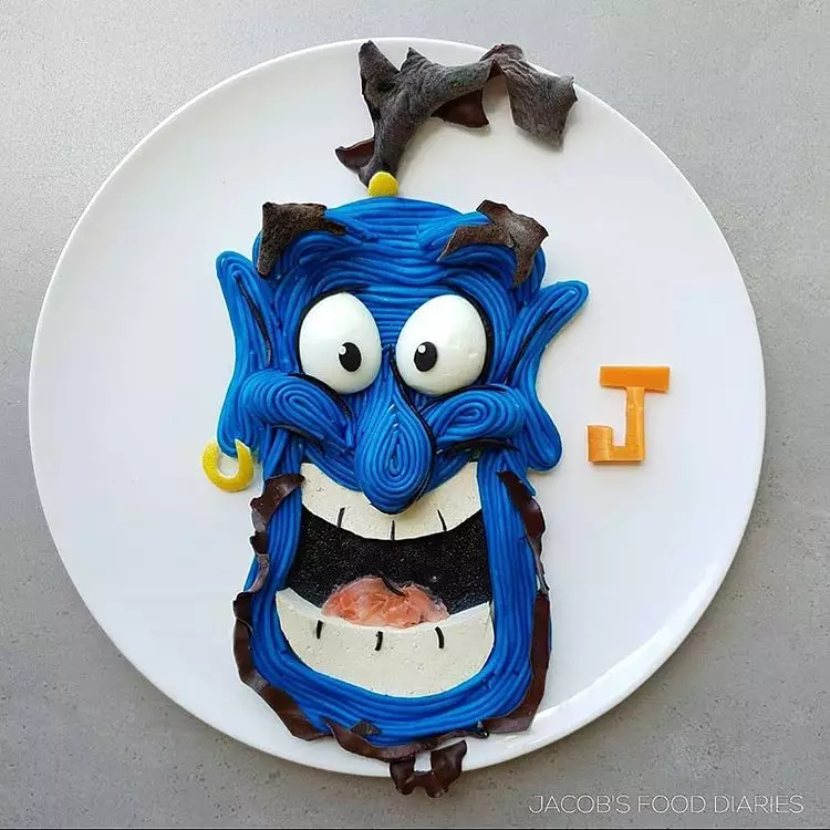 Kreasi makanan bentuk tokoh kartun ini keren Instagram/ @jacobs_food_diaries Kreasi makanan bentuk tokoh kartun ini keren Instagram/ @jacobs_food_diaries