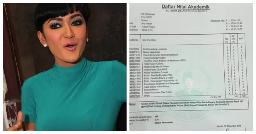 nama seleb di ijazah © 2020 brilio.net