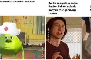 10 Meme lika-liku tenaga medis ini suarakan isi hati para dokter