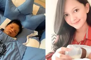 Lahirkan anak kedua, ini 7 potret buah hati Entin Dunia Terbalik