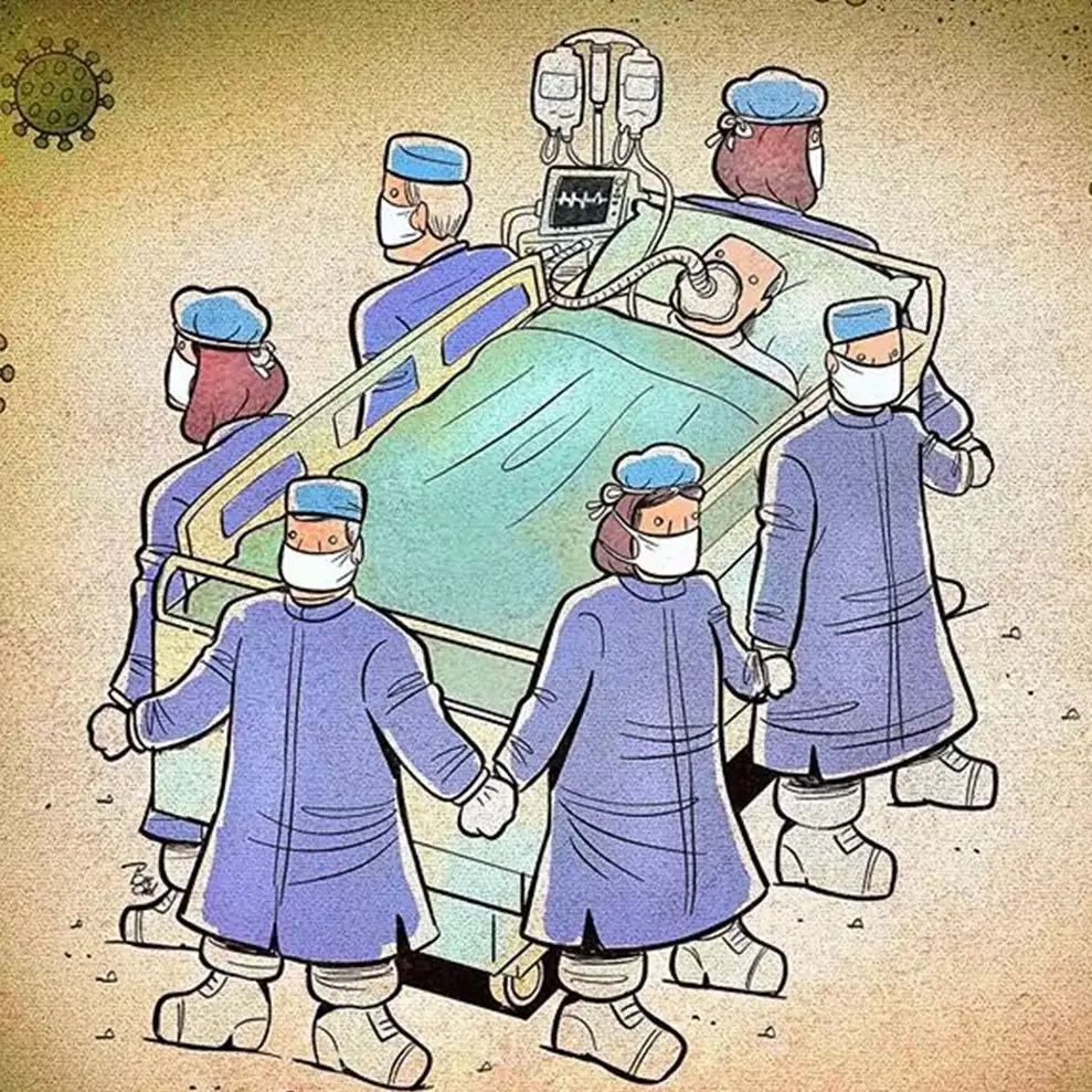 10 Ilustrasi perjuangan paramedis tangani corona ini bikin salut