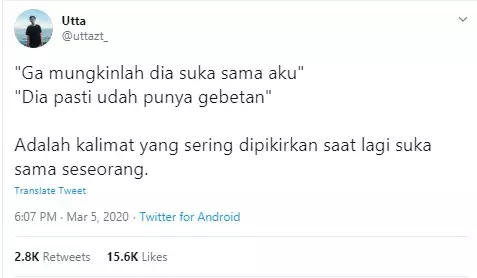 Cuitan jomblo  Twitter