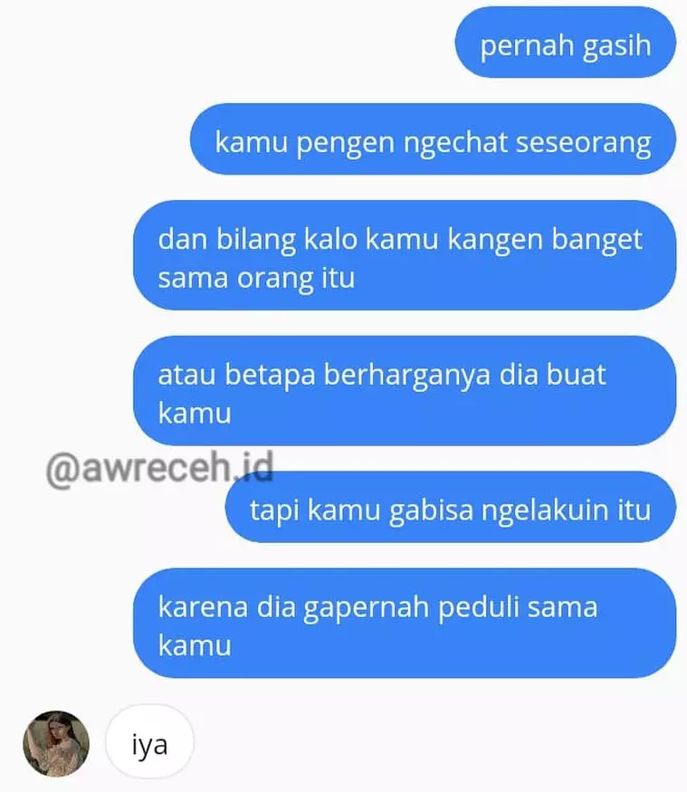chat WA lucu niatnya modus © 2020 instagram.com