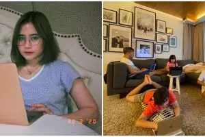 Profesional kerja, ini momen 6 seleb bekerja dari rumah