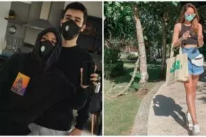 Gaya 7 seleb keluar rumah di tengah pandemi corona, curi perhatian