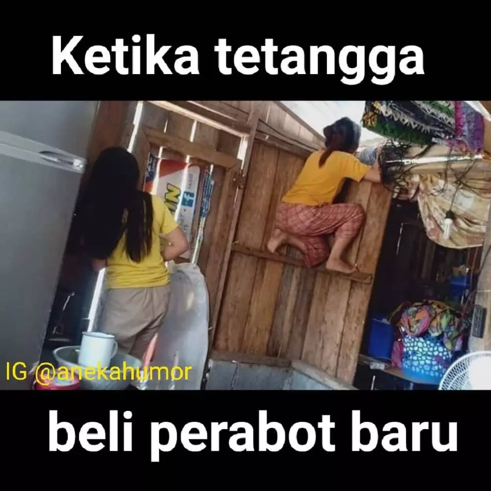 meme lucu gara-gara tetangga © 2020 instagram.com