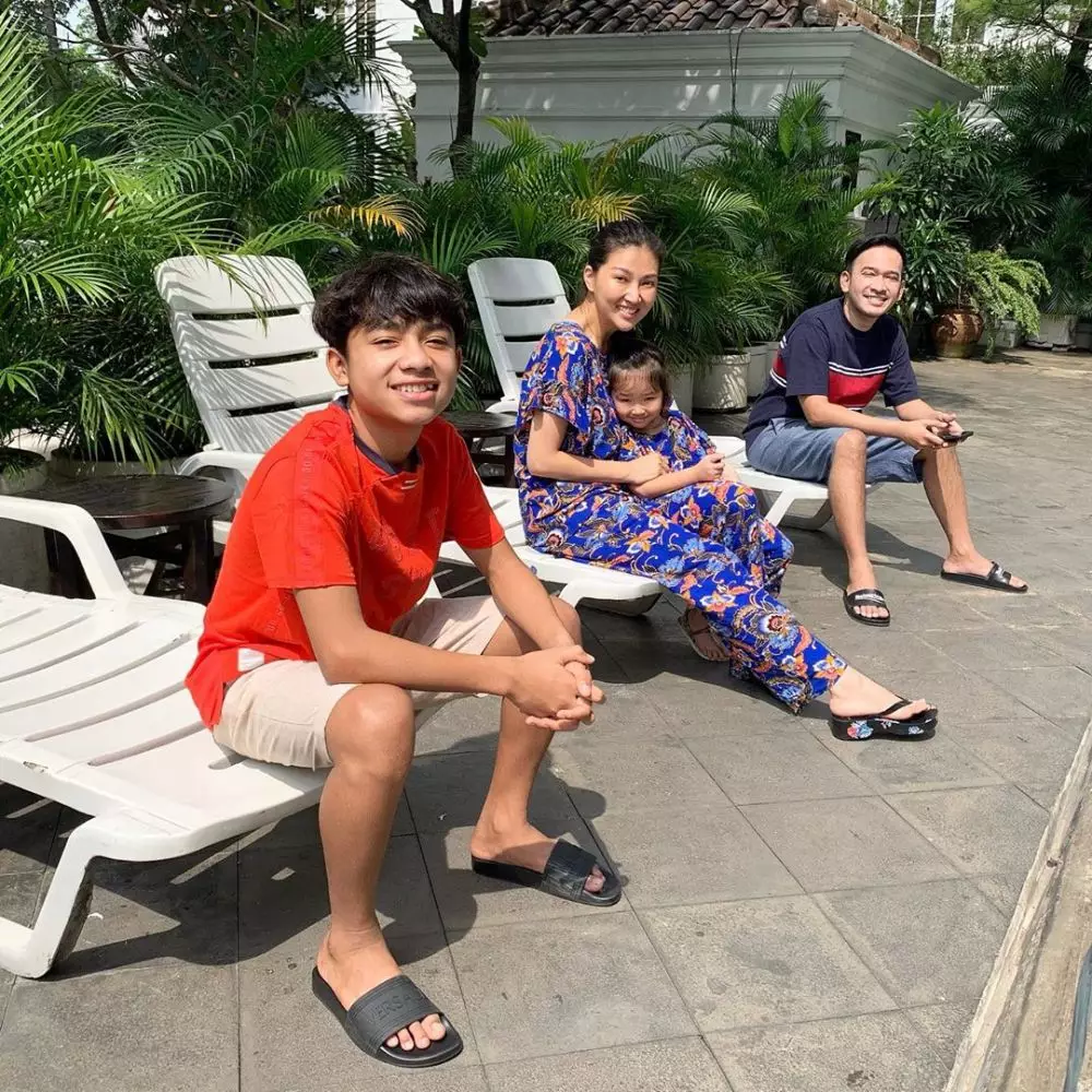 Potret keluarga Ruben di rumah saja instagram