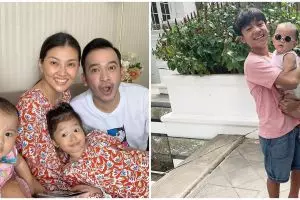 9 Potret keluarga Ruben di rumah saja, bikin video lucu bareng