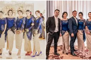 8 Potret bridesmaid pernikahan Kompol Fahrul, ada Awkarin