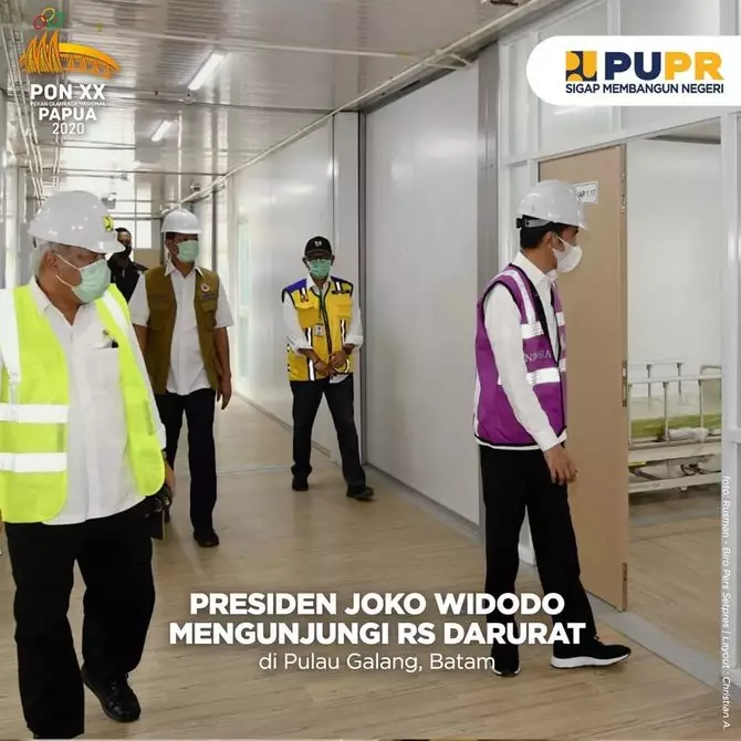 10 Potret RS Corona di Pulau Galang yang dibangun secara kilat © 2020 instagram.com