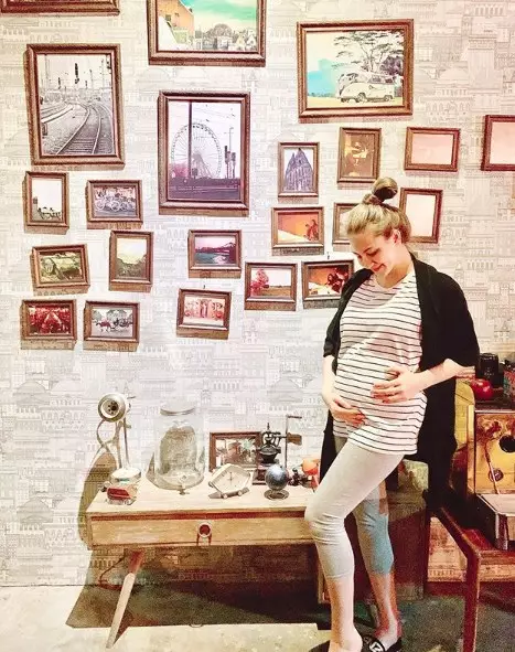 baby bump alessia  Instagram