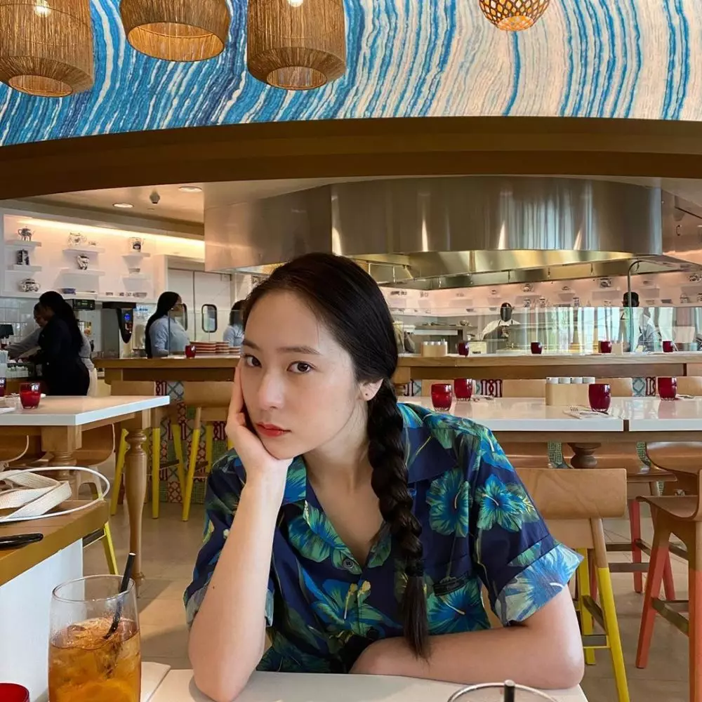 seleb korea rambut kepang Instagram