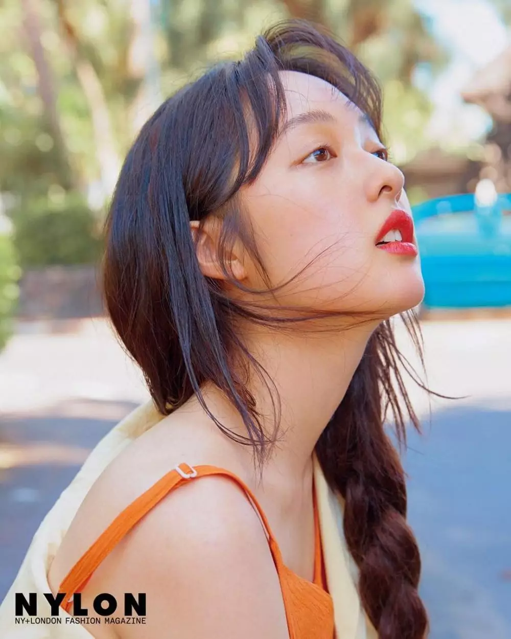 seleb korea rambut kepang Instagram