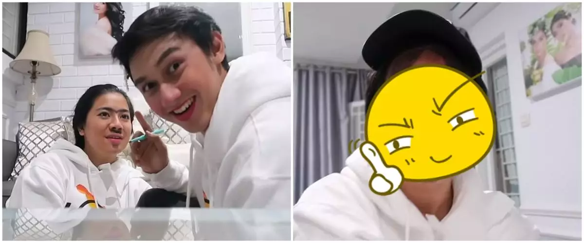 10 Potret Hito 'balas dendam' dandani wajah Felicya, kocak