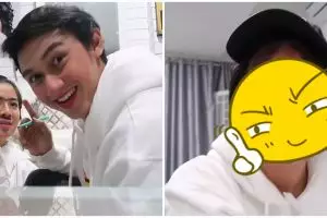 10 Potret Hito 'balas dendam' dandani wajah Felicya, kocak