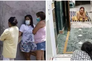 5 Aksi emak-emak selama social distancing, unik-unik