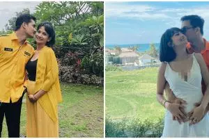 7 Potret Vanessa Angel pamer baby bump, tetap stylish