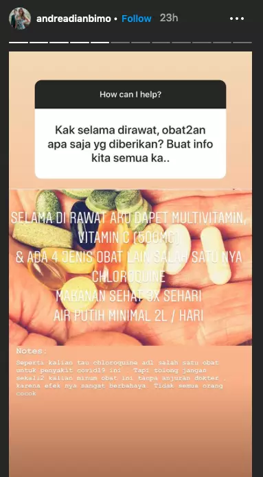 Kisah Andrea Dian  Instagram