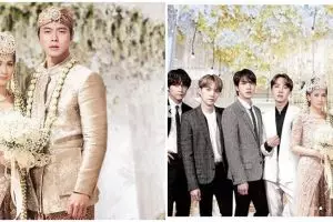 8 Foto editan pernikahan Tata Janeeta dan Hyun Bin, serasa asli